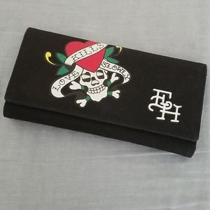 Ed Hardy clutch purse